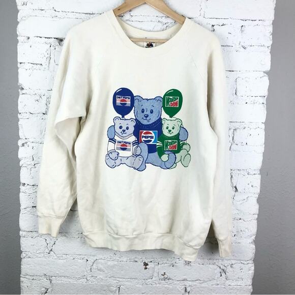 Vintage Pepsi Bear Crewneck Sweatshirt - Picture 1 of 10